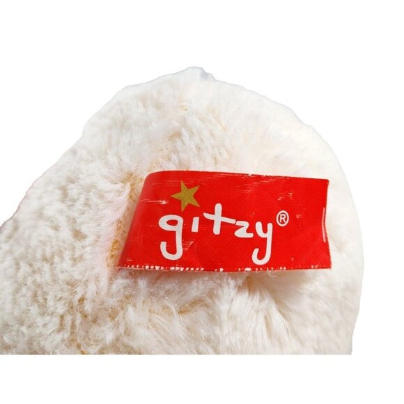 Gitzy Yellow Duck Plush White Yellow Animal Stuffed 12" - Picture 4 of 4